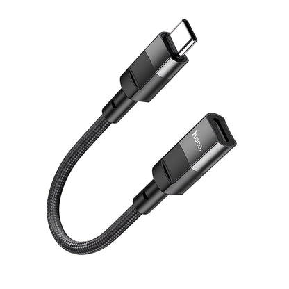 HOCO U107 Podatkovni in polnilni adapter HOCO U107 Lightning - USB-C, 0,1 m, črn 