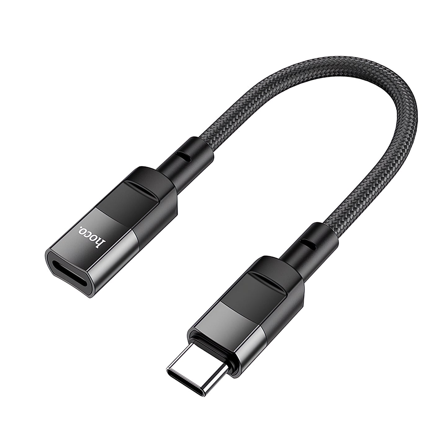 HOCO U107 Podatkovni in polnilni adapter HOCO U107 Lightning - USB-C, 0,1 m, črn 