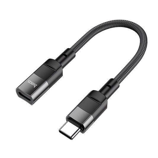 HOCO U107 Podatkovni in polnilni adapter HOCO U107 Lightning - USB-C, 0,1 m, črn 