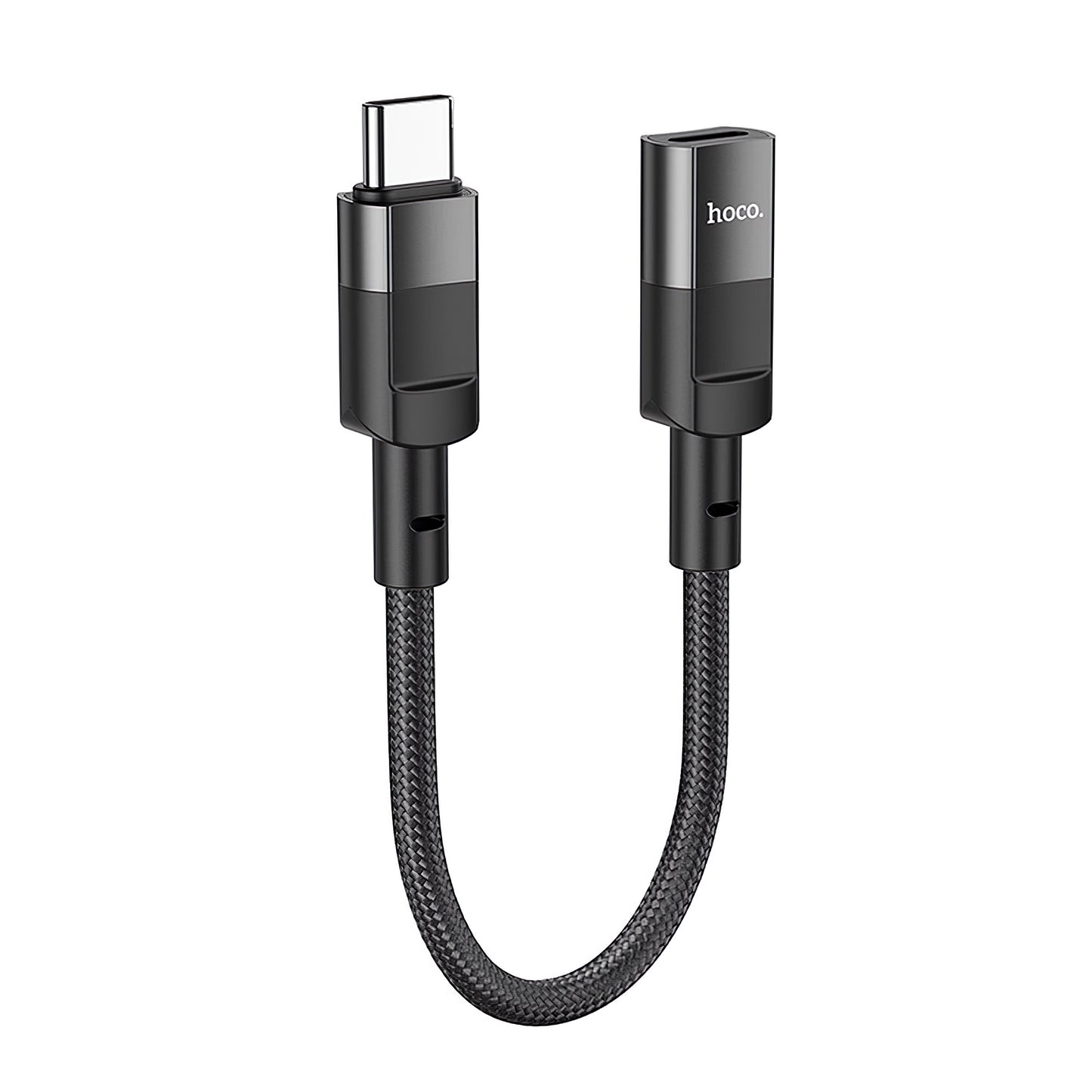 HOCO U107 Podatkovni in polnilni adapter HOCO U107 Lightning - USB-C, 0,1 m, črn 