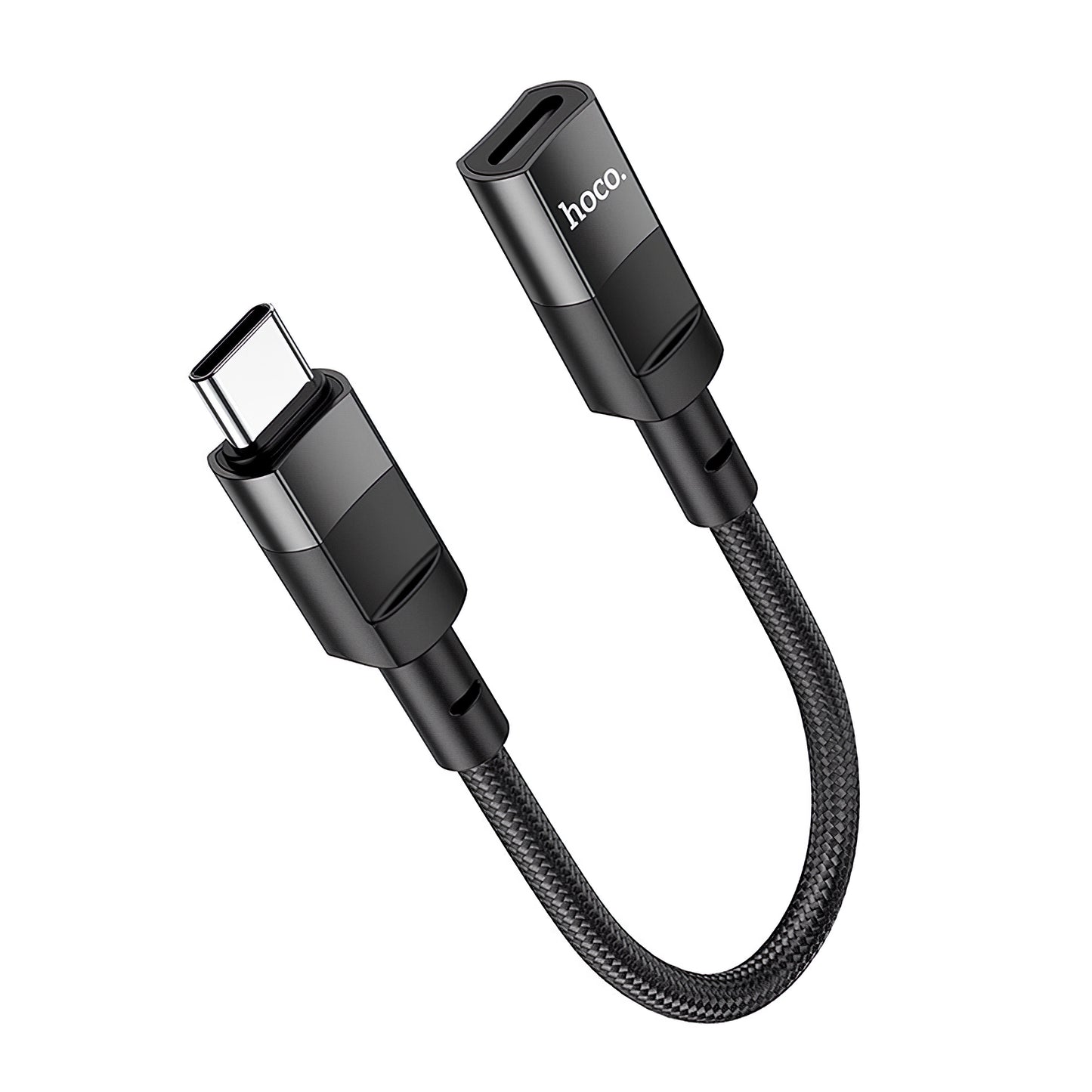 HOCO U107 Podatkovni in polnilni adapter HOCO U107 Lightning - USB-C, 0,1 m, črn 