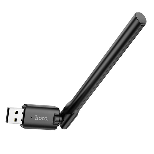 Brezžični adapter HOCO HI32, 150 Mb/s, črn 