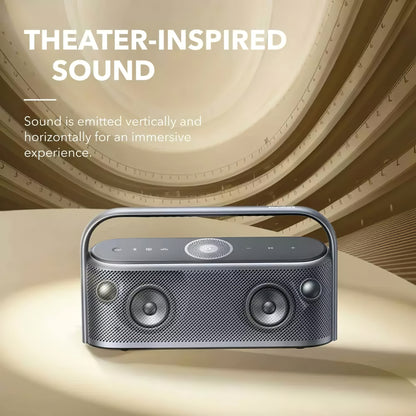 Prenosni zvočnik Bluetooth Anker SoundCore Motion X600, 50 W, vodoodporen, črn, obnovljen A3130011 