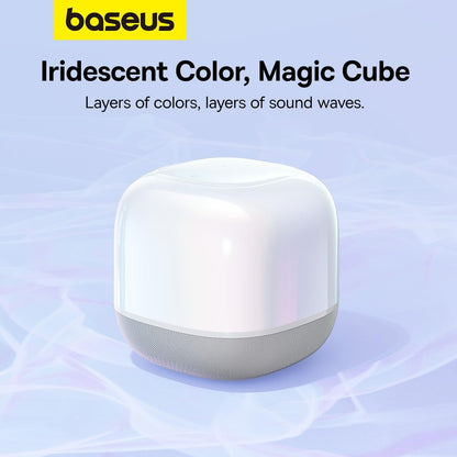 Portable Bluetooth Speaker Baseus AeQur V2, White 