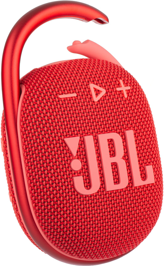 Portable Bluetooth Speaker JBL Clip 4, 5W, Pro Sound, Waterproof, Pink JBLCLIP4RED