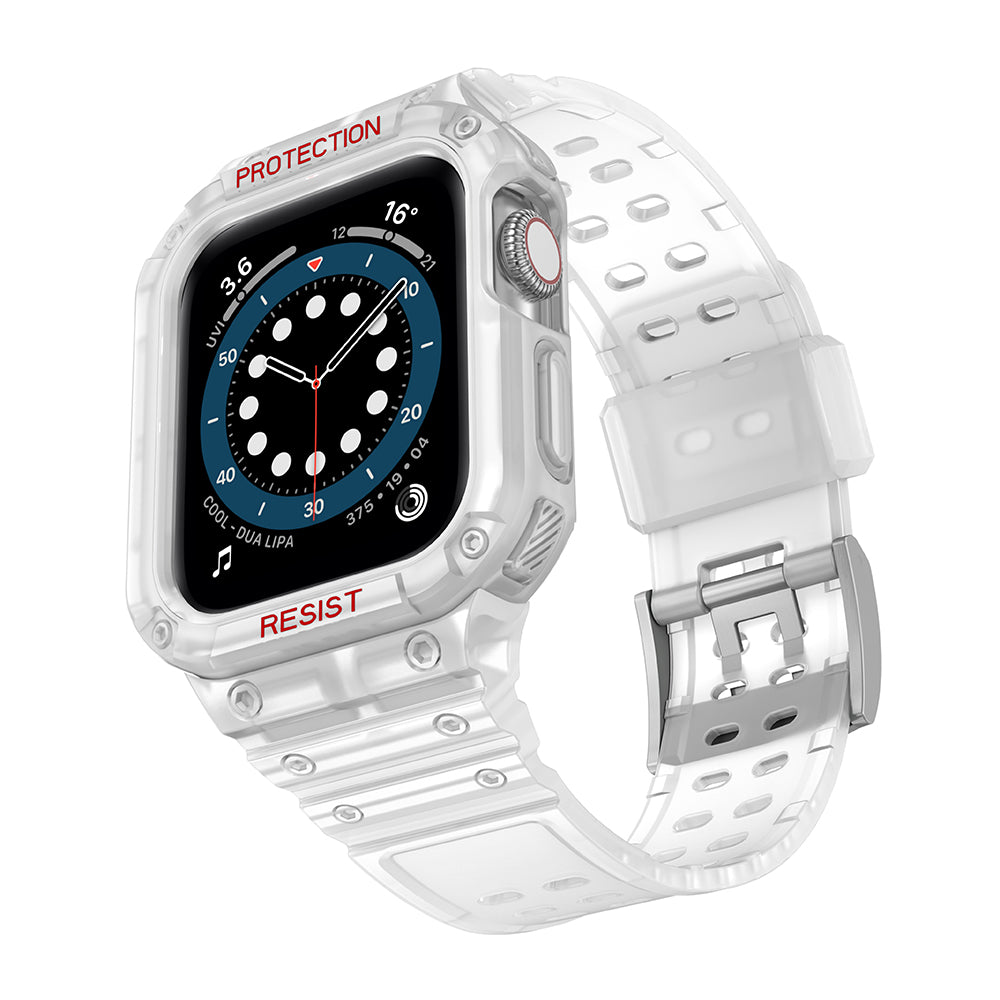 Oklepno ohišje OEM za Apple Watch serije 41 mm / 40 mm / 38 mm, belo