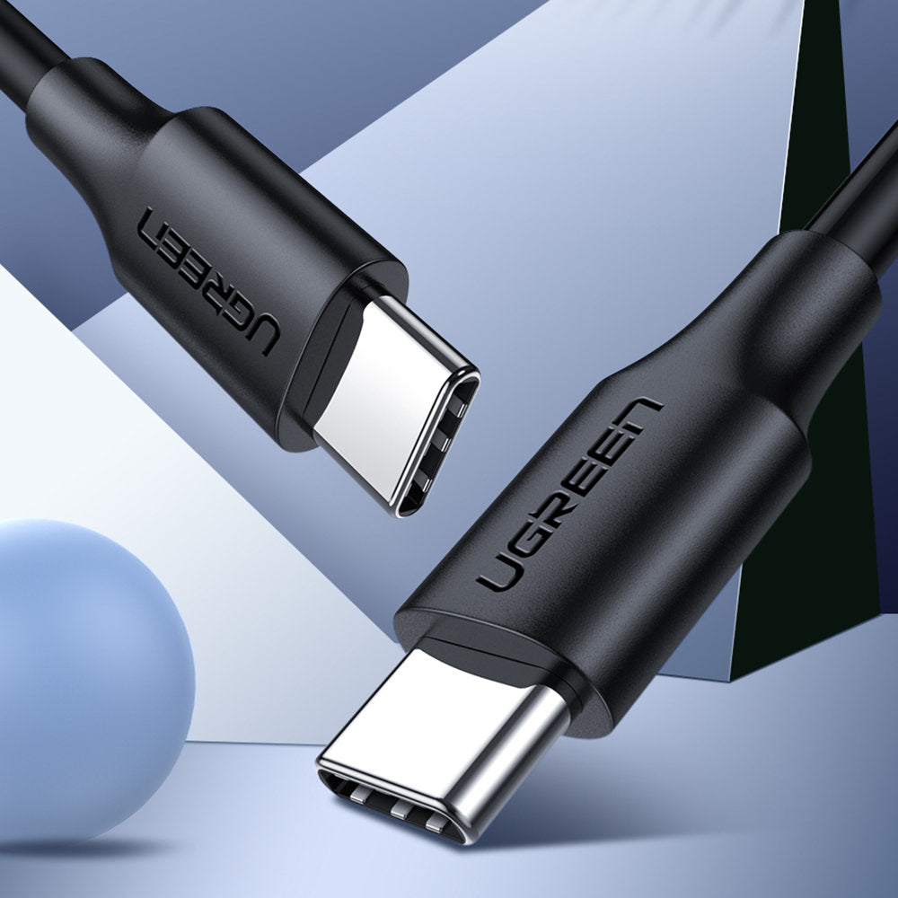 Kabel za prenos podatkov in polnjenje USB-C - USB-C UGREEN US286, 60 W, 1,5 m, črn