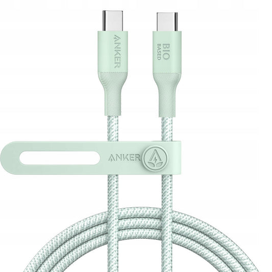 Podatkovni in polnilni kabel USB-C Anker 544, 140 W, 1,8 m, zelen A80F6H61 