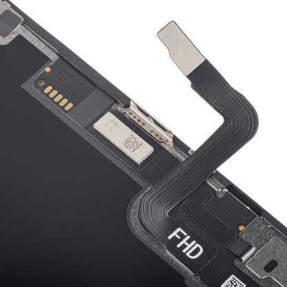 ZY zaslon na dotik za Apple iPhone 12 / 12 Pro, z okvirjem, v celici IC, premična različica LCD, črna