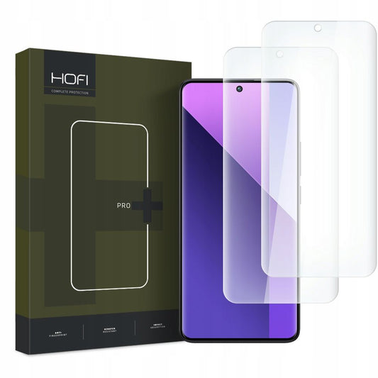 Zaščitno steklo HOFI PRO+ za Xiaomi Redmi Note 13 Pro+, zaščitno steklo, lepilo UV, komplet 2 kosa