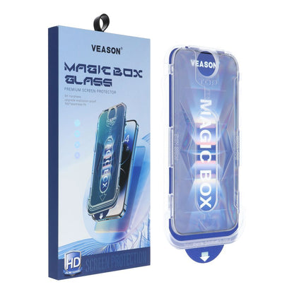Screen Protector Veason PRO for Apple iPhone 12 Pro Max, Glass Shielded, Full Glue, 6D, Black 