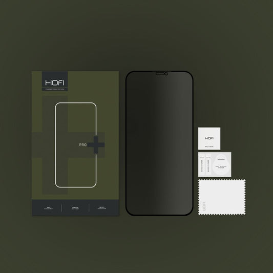Privacy Screen Protector HOFI PRO+ for Apple iPhone 11 Pro / XS / iPhone X, Shielded Glass, Full Glue