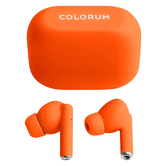 Handsfree Bluetooth Colourum CTWS-10, TWS, oranžna 