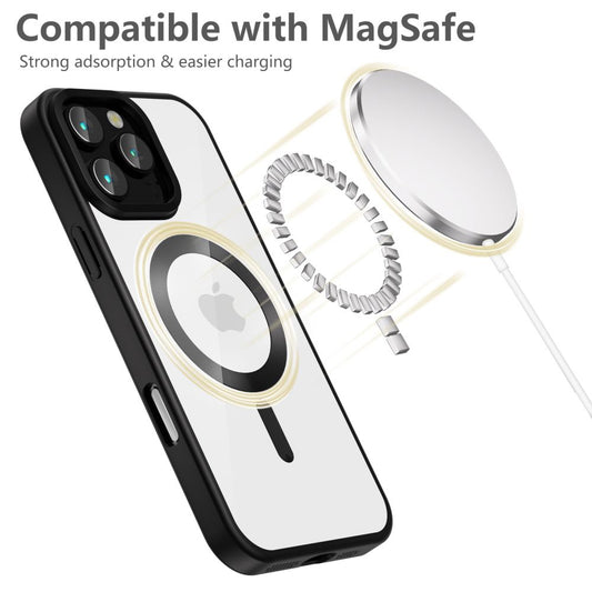 Ohišje MagSafe za Apple iPhone 16 Pro Max, Tech-Protect, Magflex Satin, črno 
