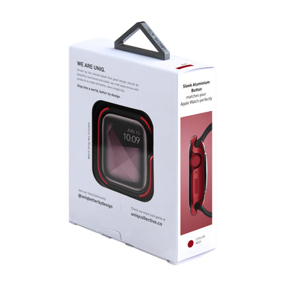 UNIQ Valencia ohišje za Apple Watch serije 40 mm, rdeče