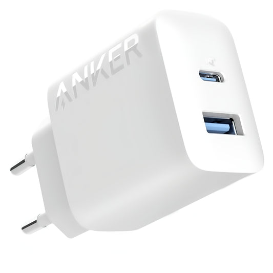 Anker 312 omrežni polnilnik, 20 W, 3A, 1 x USB-A - 1 x USB-C, bel A2348G21 