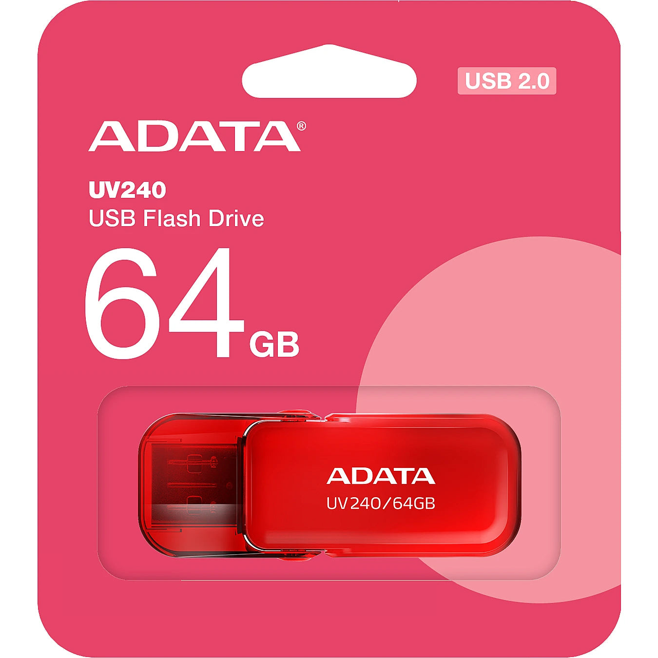 Zunanji pomnilnik USB-A Adata UV240, 64Gb AUV240-64G-RRD 